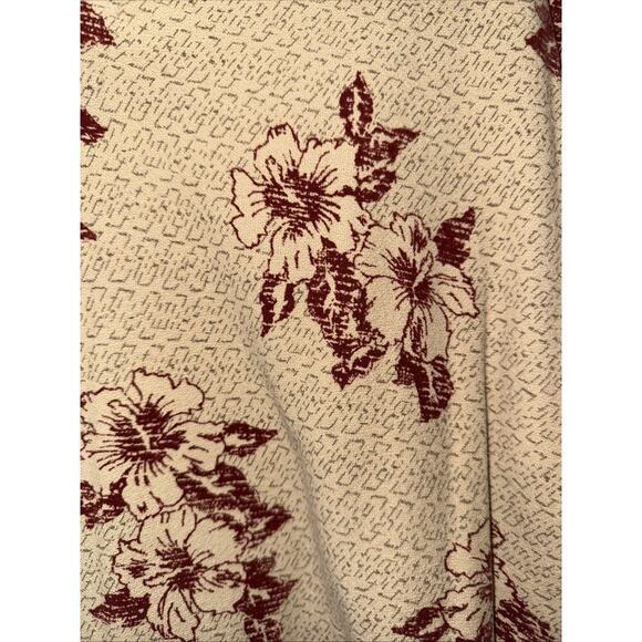 VTG Chaps Ralph Lauren Hawaiian Polo Shirt Mens Large Cotton Floral Yellow - Picture 2 of 4